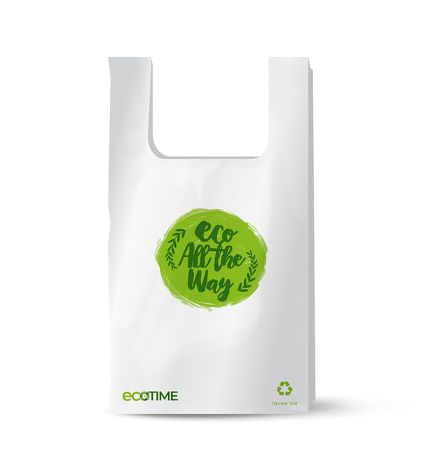 Small Recyclable double Handle Retail Bag- set of 60
